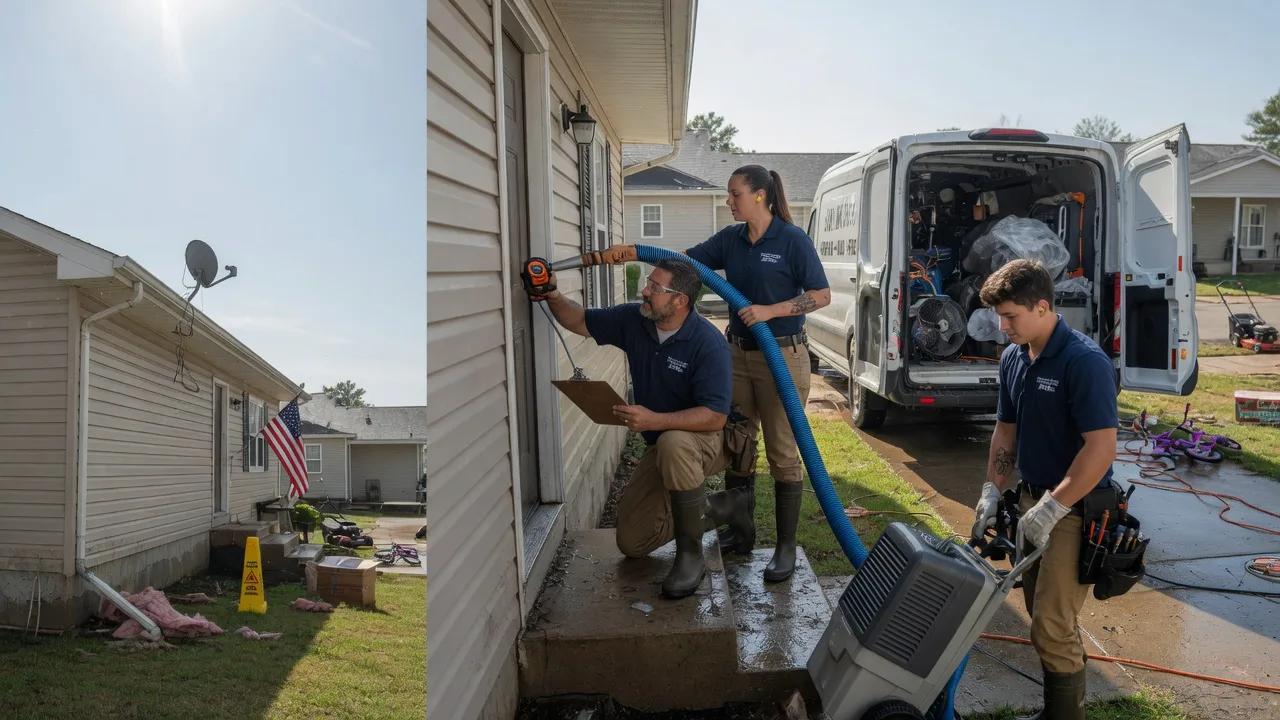 Ceiling Water Damage Restoration in Overbrook, OK near me